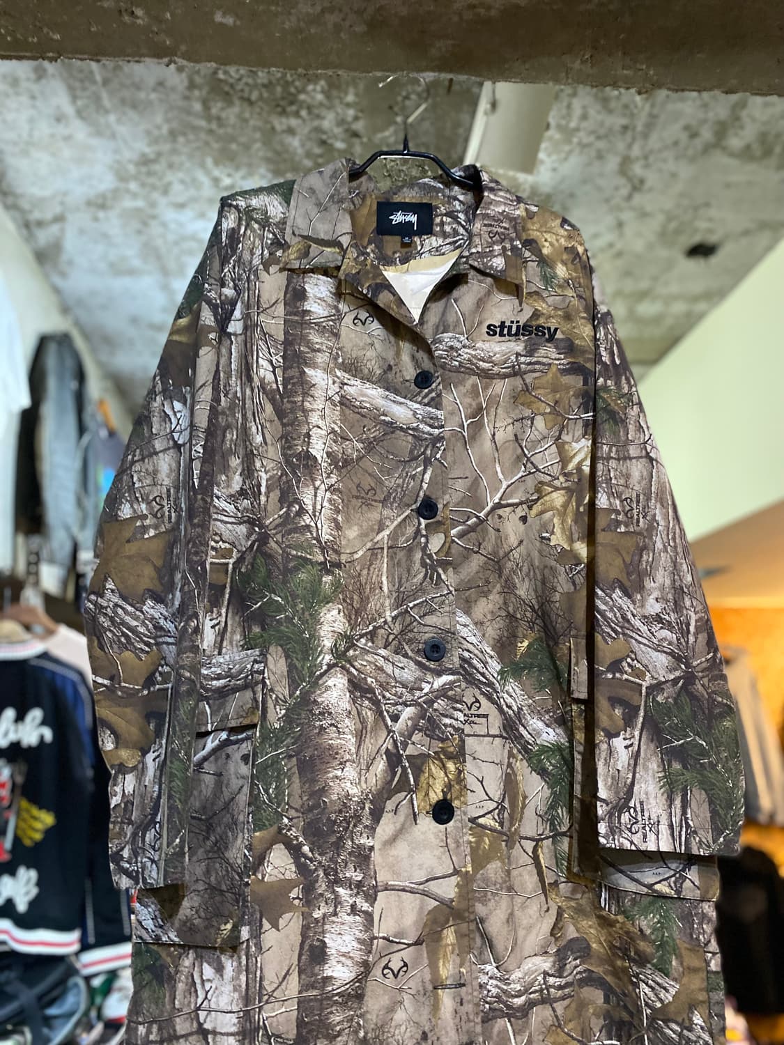 stussy X REALTREE 스투시 헌팅 코트 M 상품이미지1