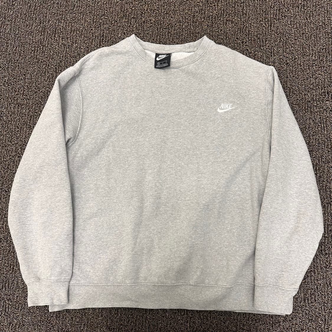 NIKE 나이키 기모 맨투맨 그레이 XL 상품이미지1