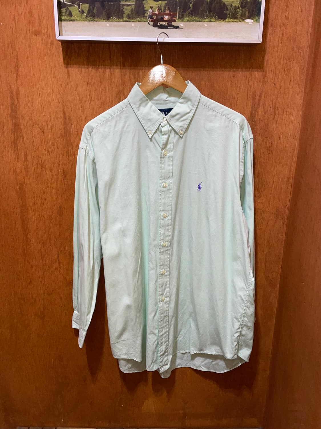 (16 1/2) POLO 폴로 랄프로렌 솔리드 셔츠 클래식핏 상품이미지3