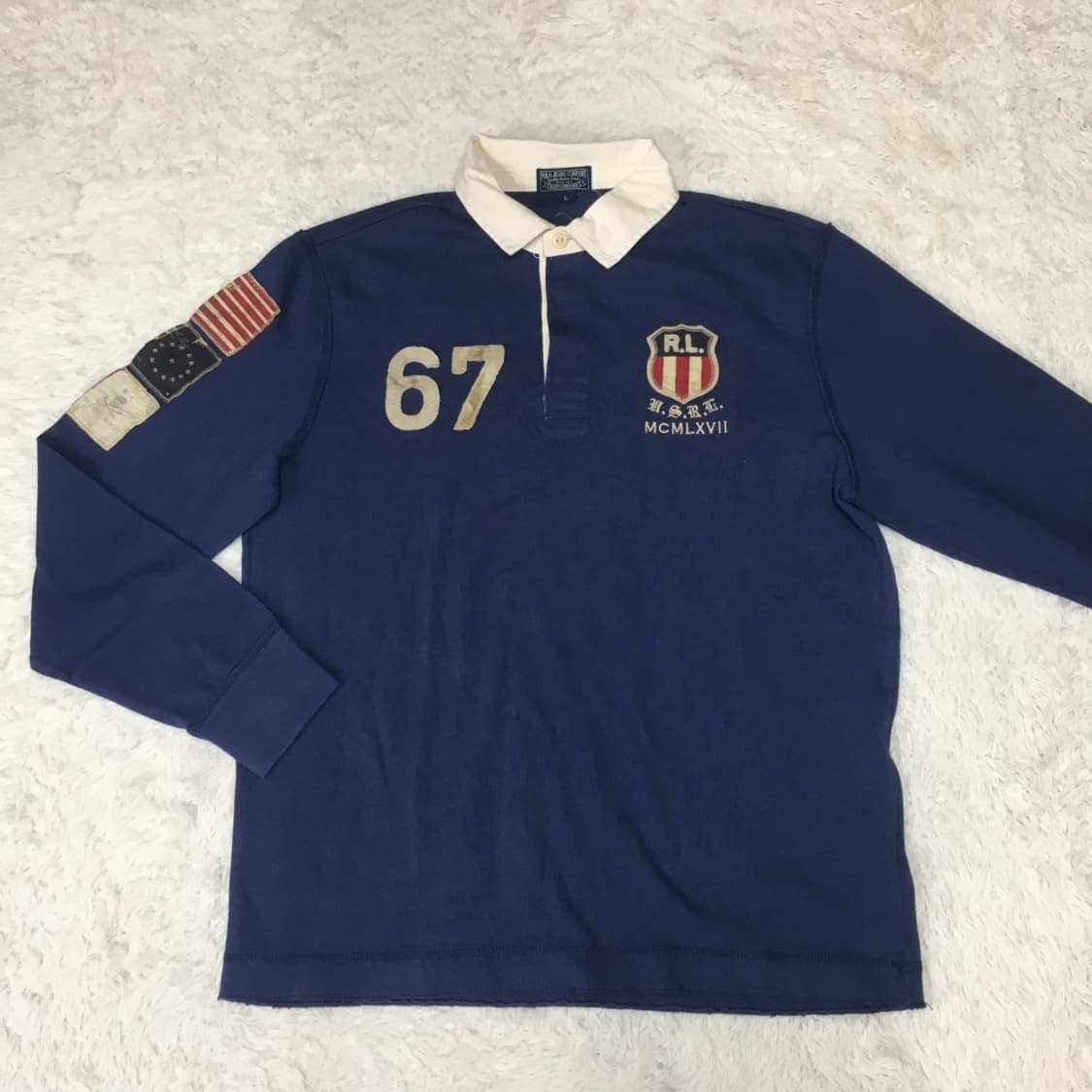 폴로 워시드 럭비티셔츠 CC23 상품이미지1