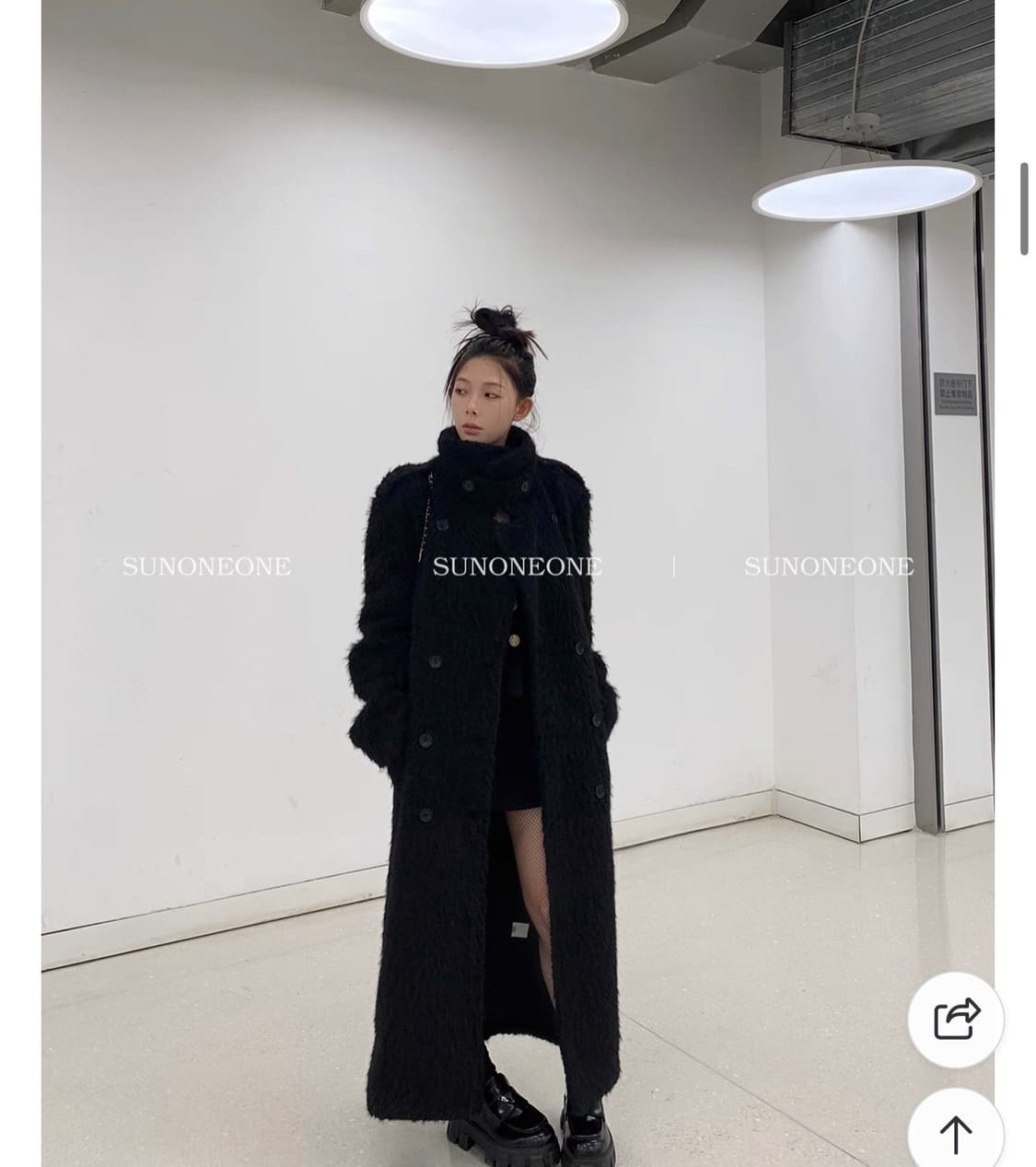 파리지앵바이브 롱 부클코트  상품이미지2