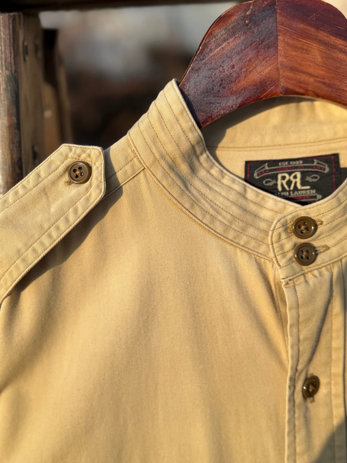 RARE 90년대 Double RRL Safari Shirt 상품이미지4