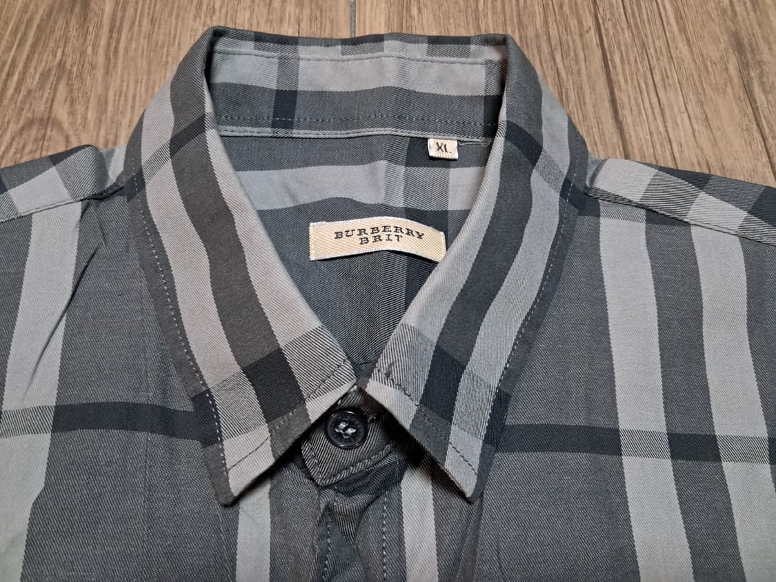 버버리 체크셔츠 XL 상품이미지4