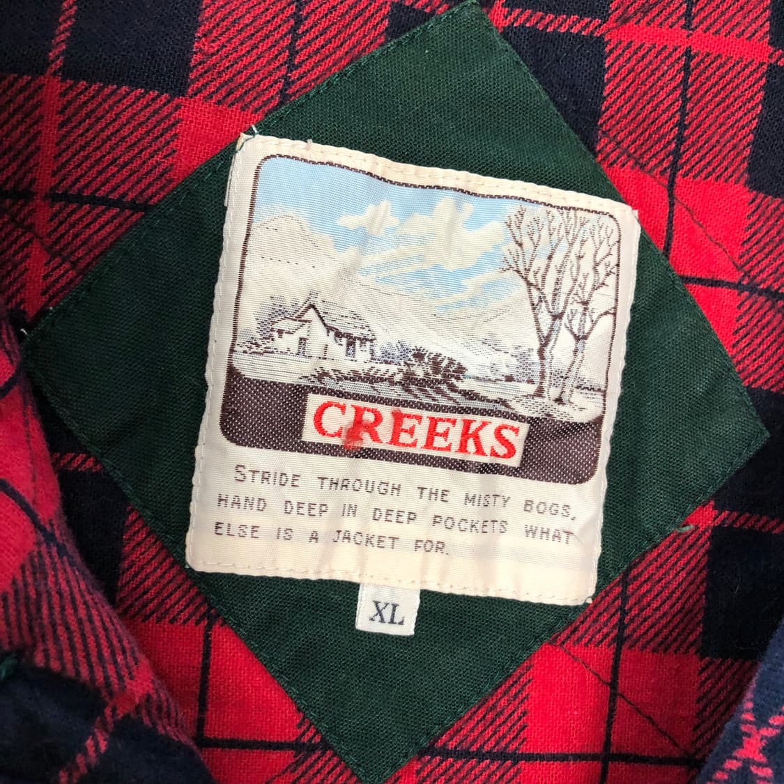 크릭스 체크 라이닝 헌팅자켓  상품이미지7