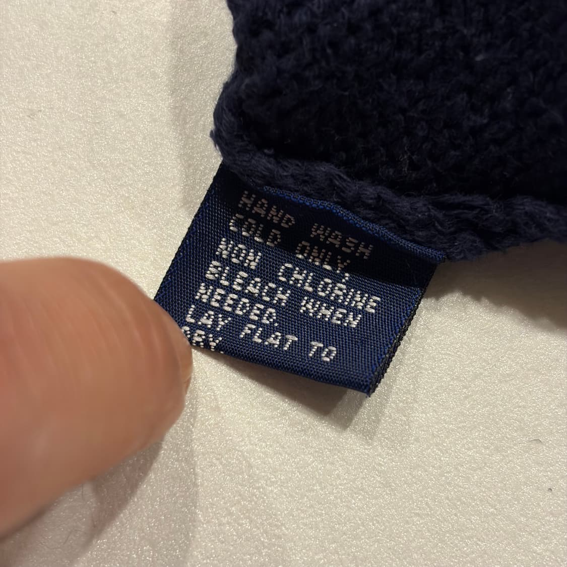 [XL] 폴로 랄프로렌 스트라이프 니트 네이비 B733 상품이미지6