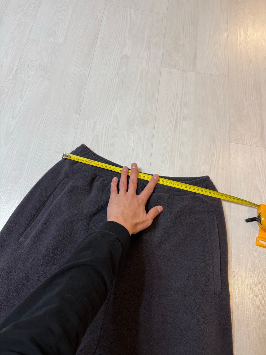 이지 차콜 플리스팬츠 s 상품이미지4