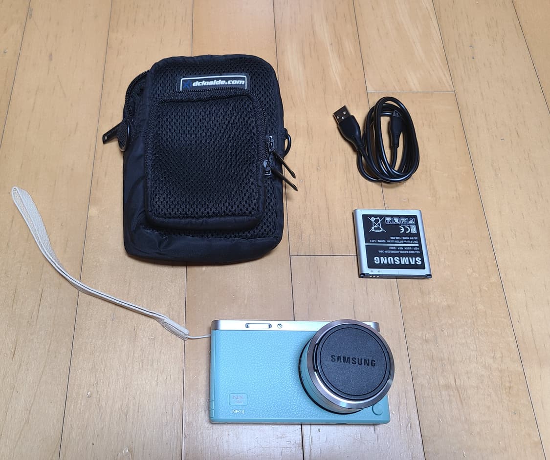 삼성 NX mini 미니 민트색 카메라 9 27 렌즈 상품이미지1