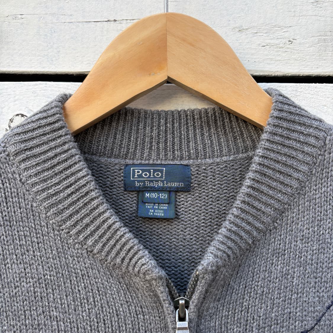 Polo 폴로 빅포니 니트 집업 상품이미지3