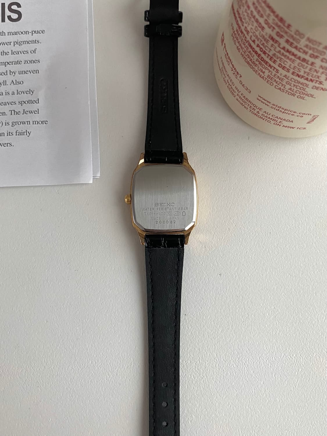 Seiko 스퀘어 골드 쿼츠 상품이미지6