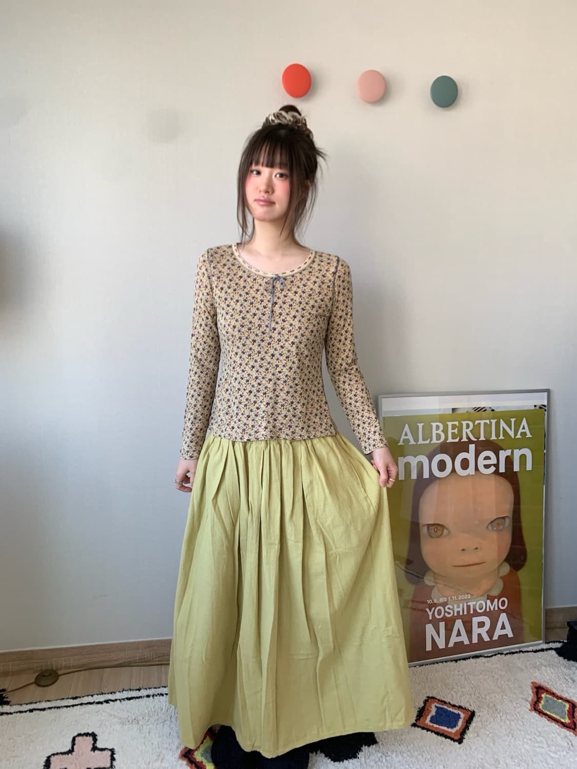 laura ashley flower top 상품이미지3