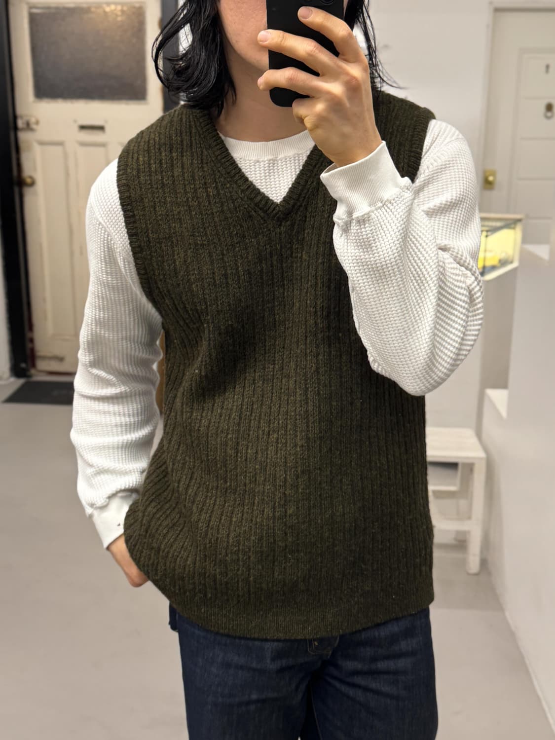 에디바우어 니트 베스트 상품이미지6