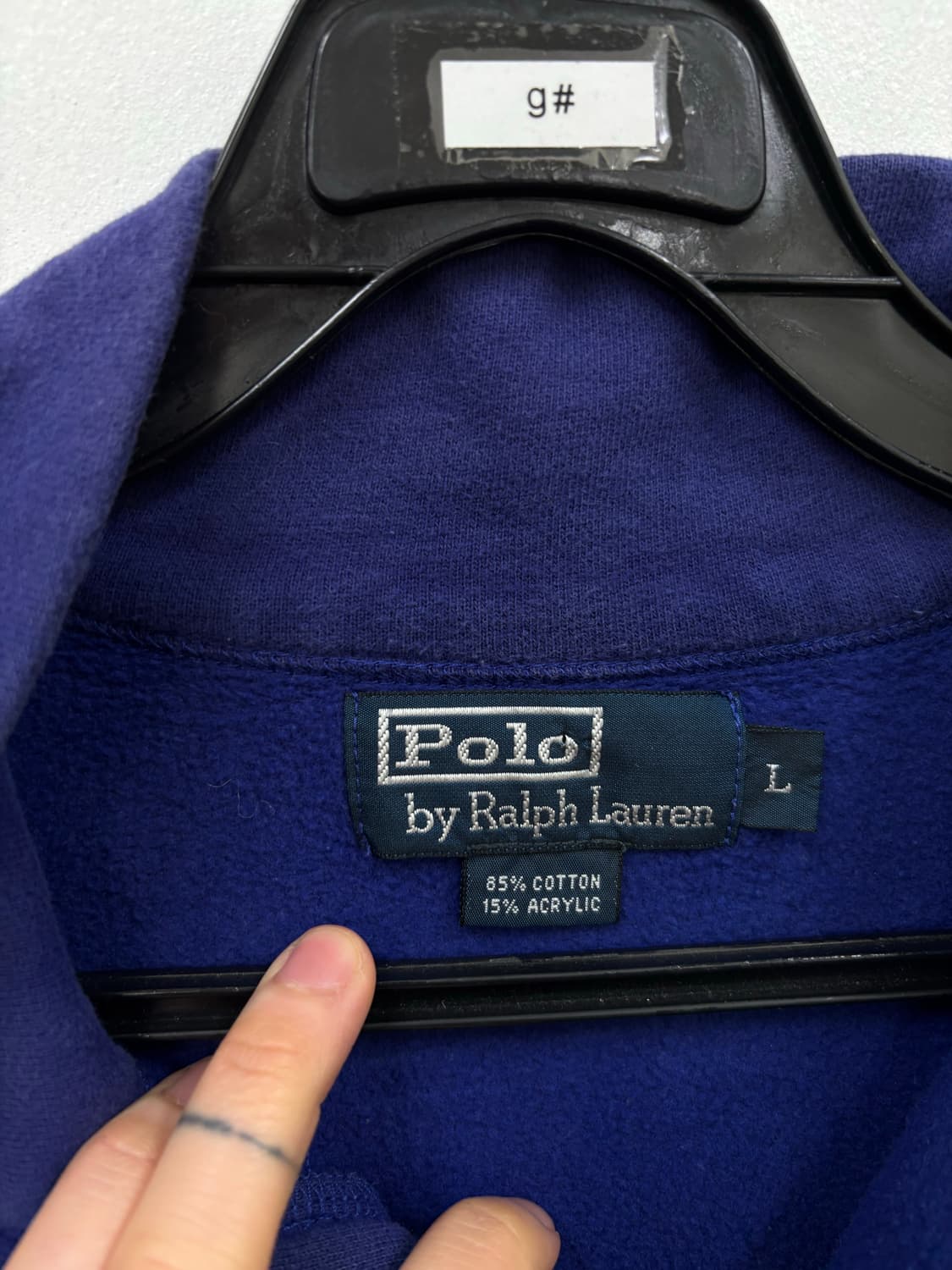 폴로랄프로렌 울 니트 반집업  상품이미지5