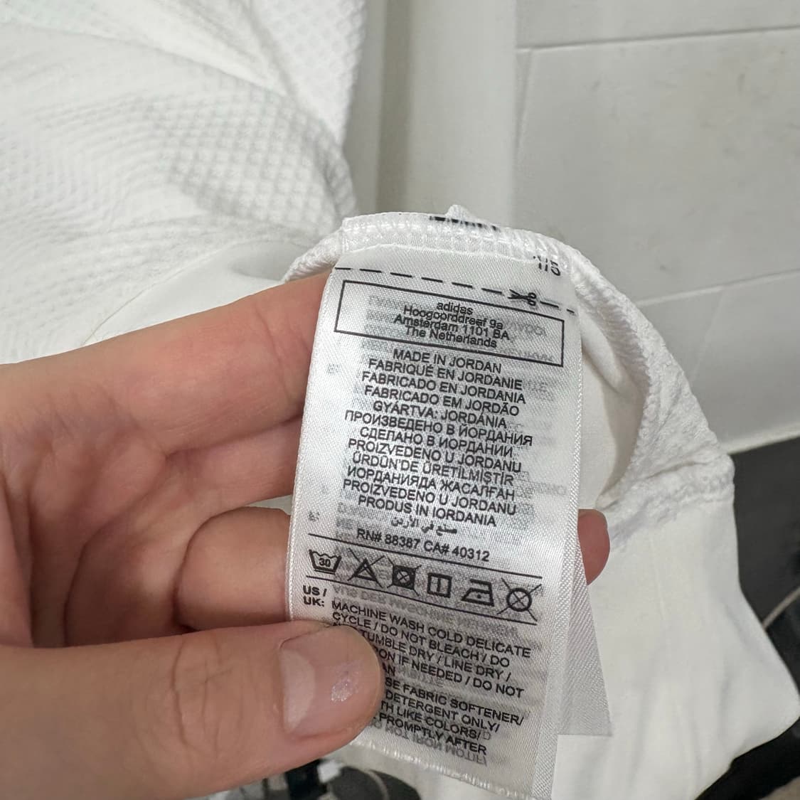 (새상품) 아디다스 골프 남성 풀오버 하프 집업  상품이미지4