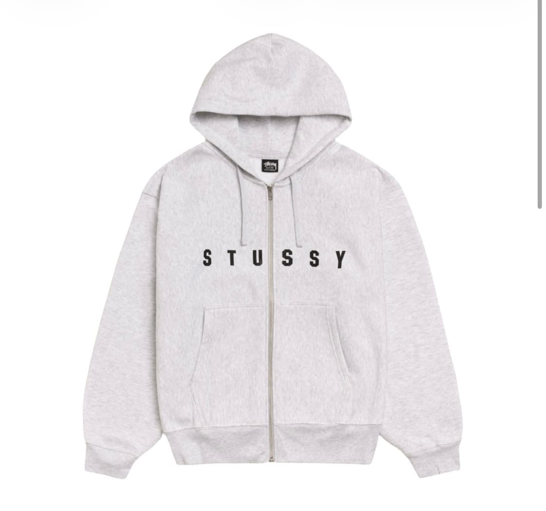 스투시 후드집업 m 애쉬헤더 상품이미지1