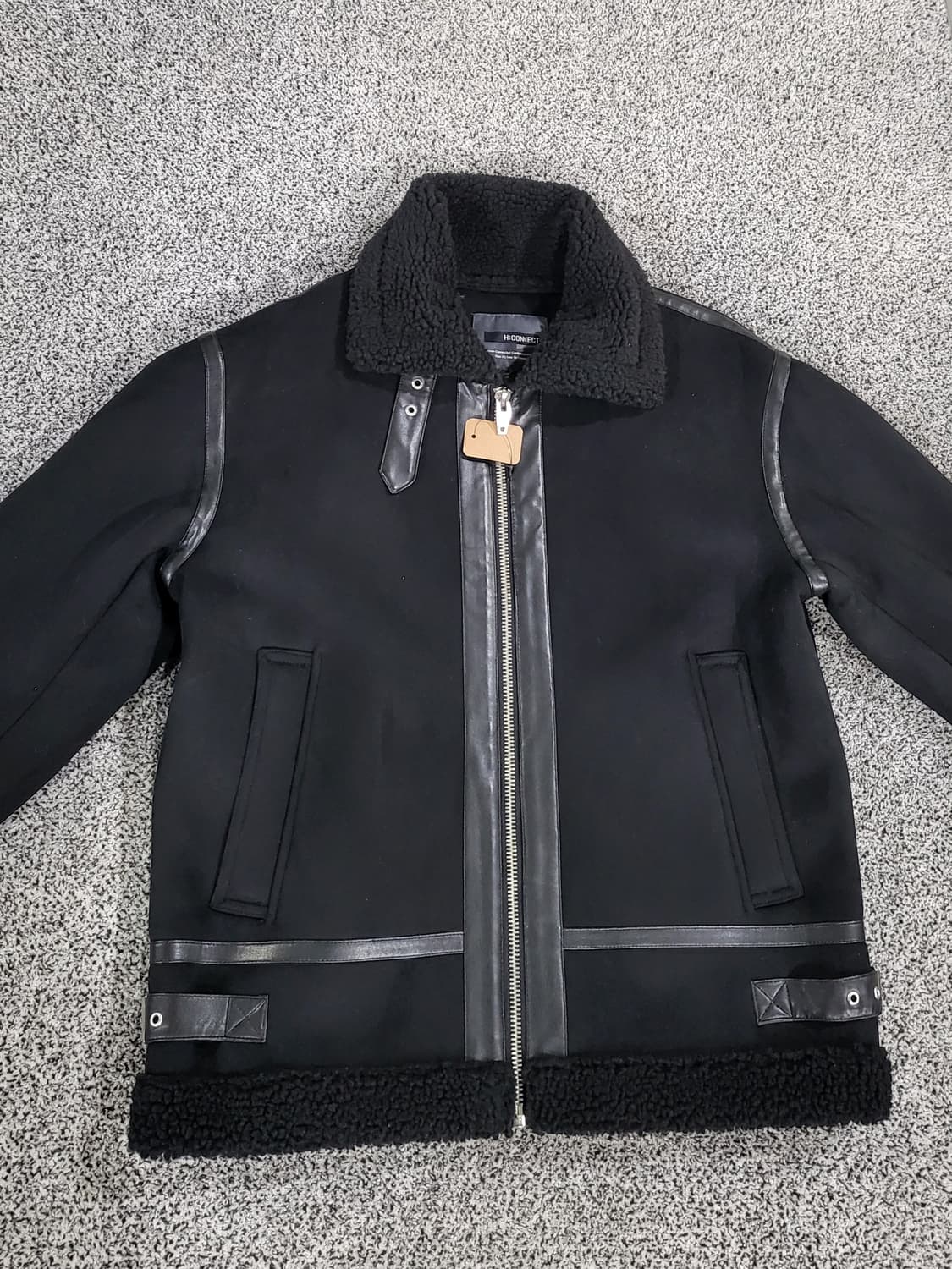 에이치커넥트(H:CONNECT) 무스탕 자켓 상품이미지1