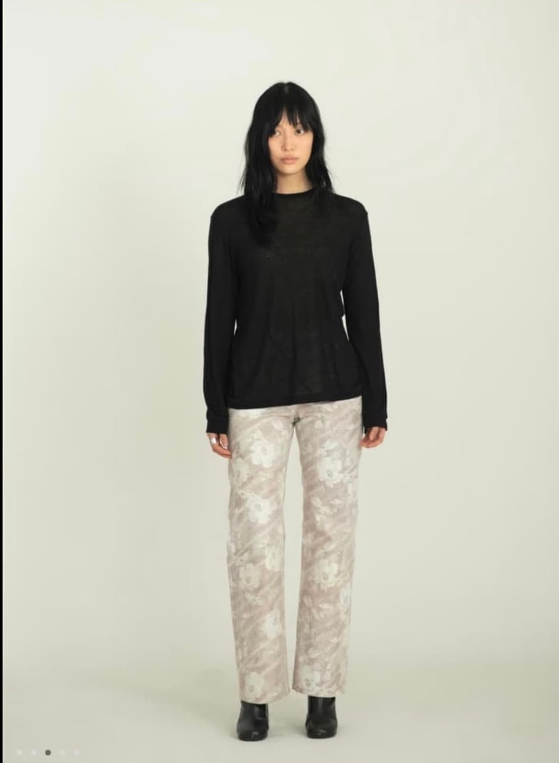 Teak 티크 플라워 팬츠 상품이미지2