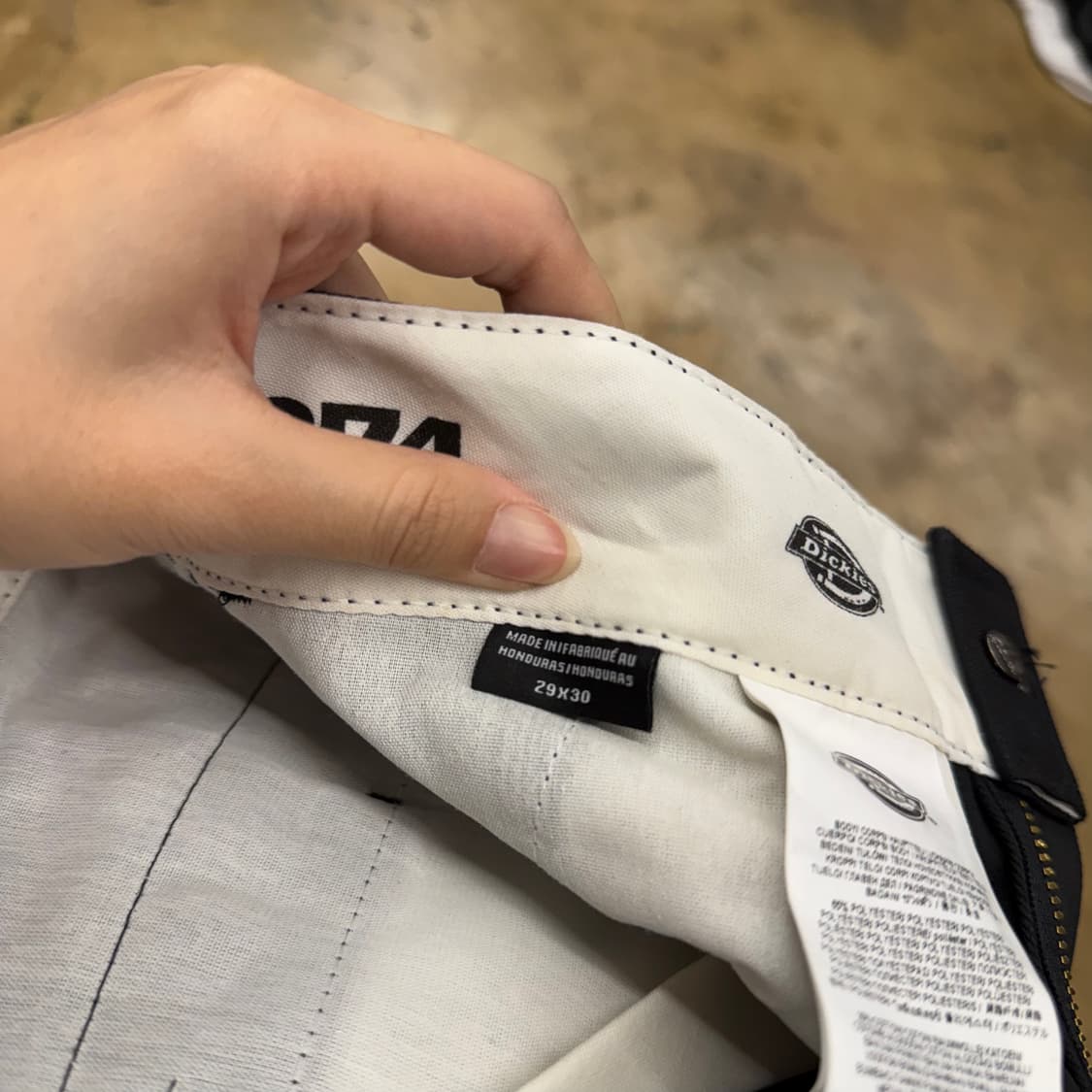 [정품/29x30] 디키즈 874 블랙 팬츠 b10 상품이미지4