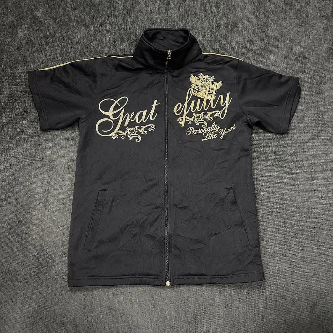 Punk back printing zip up  상품이미지4