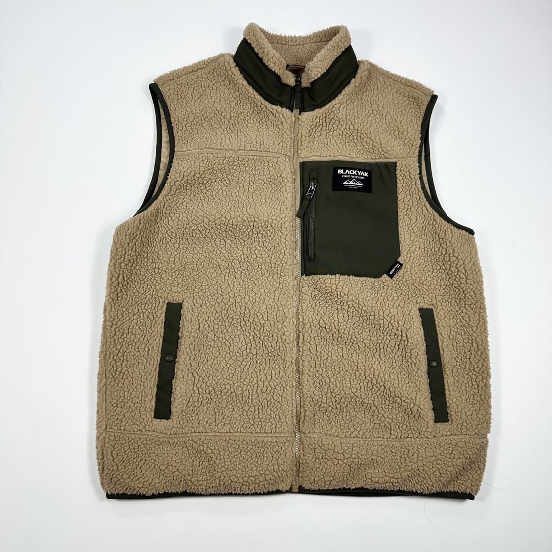 블랙야크 베이지 후리스 조끼 베스트 (XXL) 상품이미지2