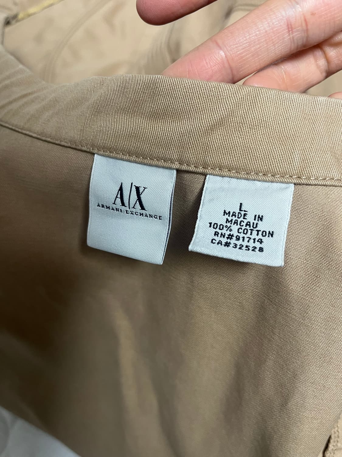 Armani Exchange 아르마니 투웨이 집업 자켓 상품이미지4