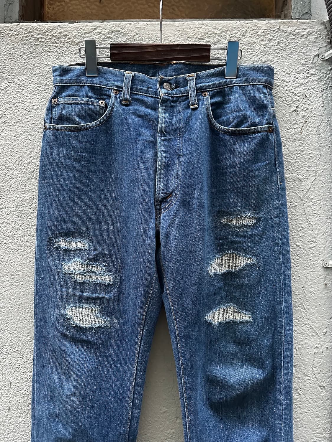 70s USA Levis 66전기 데님 팬츠 상품이미지2