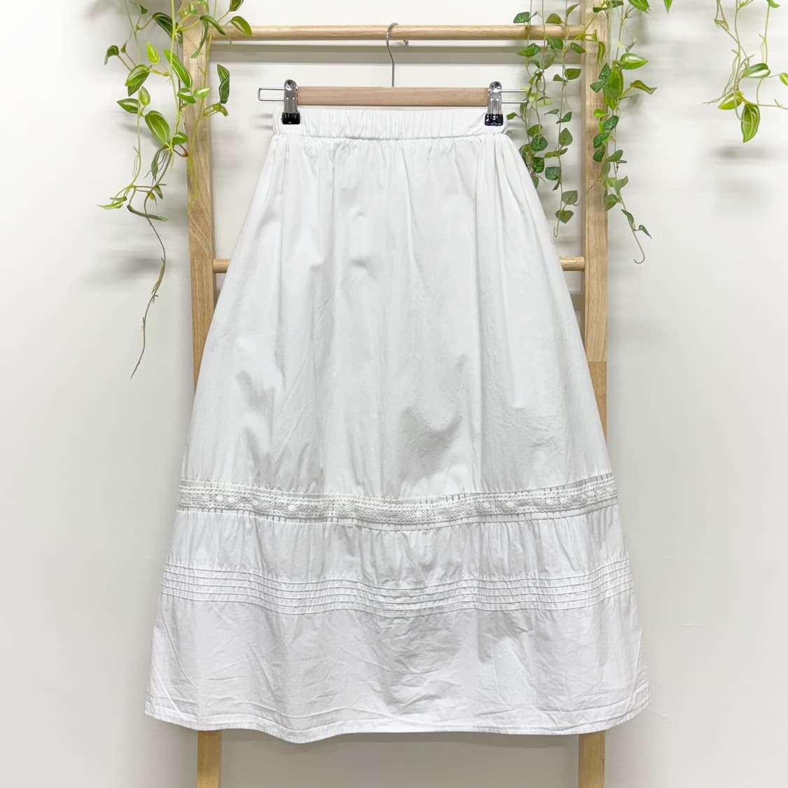 JPN/ 모리걸롱스커트 모리룩치마 모리걸치마 화이트롱스커트 상품이미지1