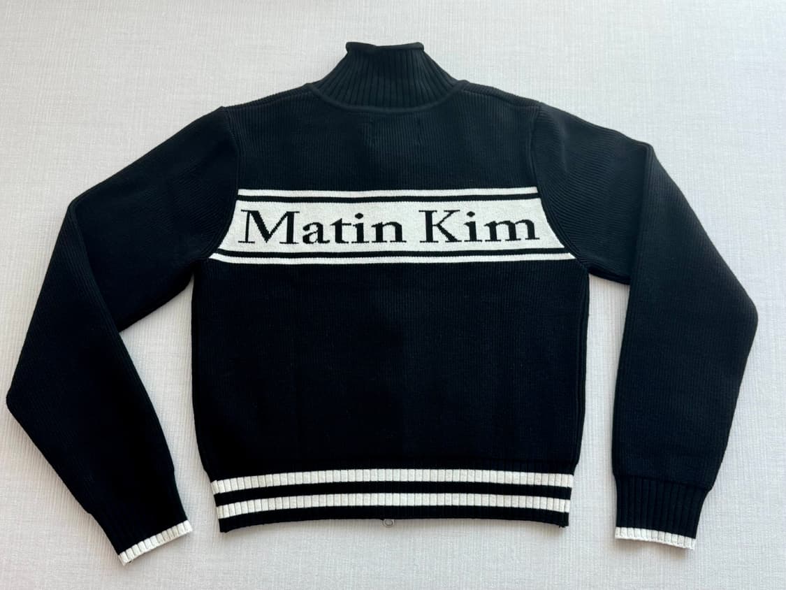 마뗑킴 니트 가디건 블랙 상품이미지2