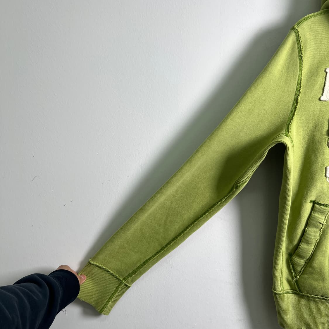 아베크롬비 올리브 그린 후드집업 S 상품이미지7