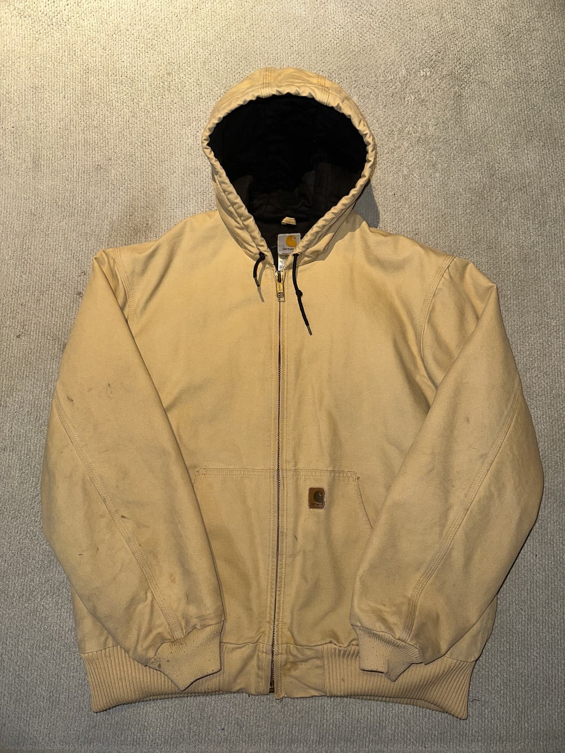 (XL-tall) 칼하트 j130 덕 액티브 자켓 샌드스톤 상품이미지1