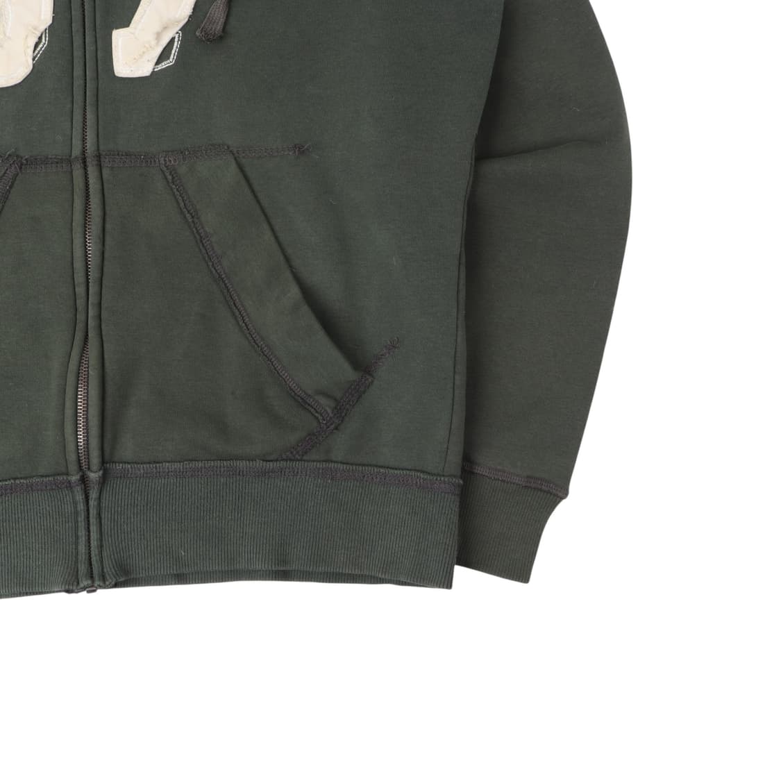 아베크롬비 37 카키 그린 후드집업 상품이미지4