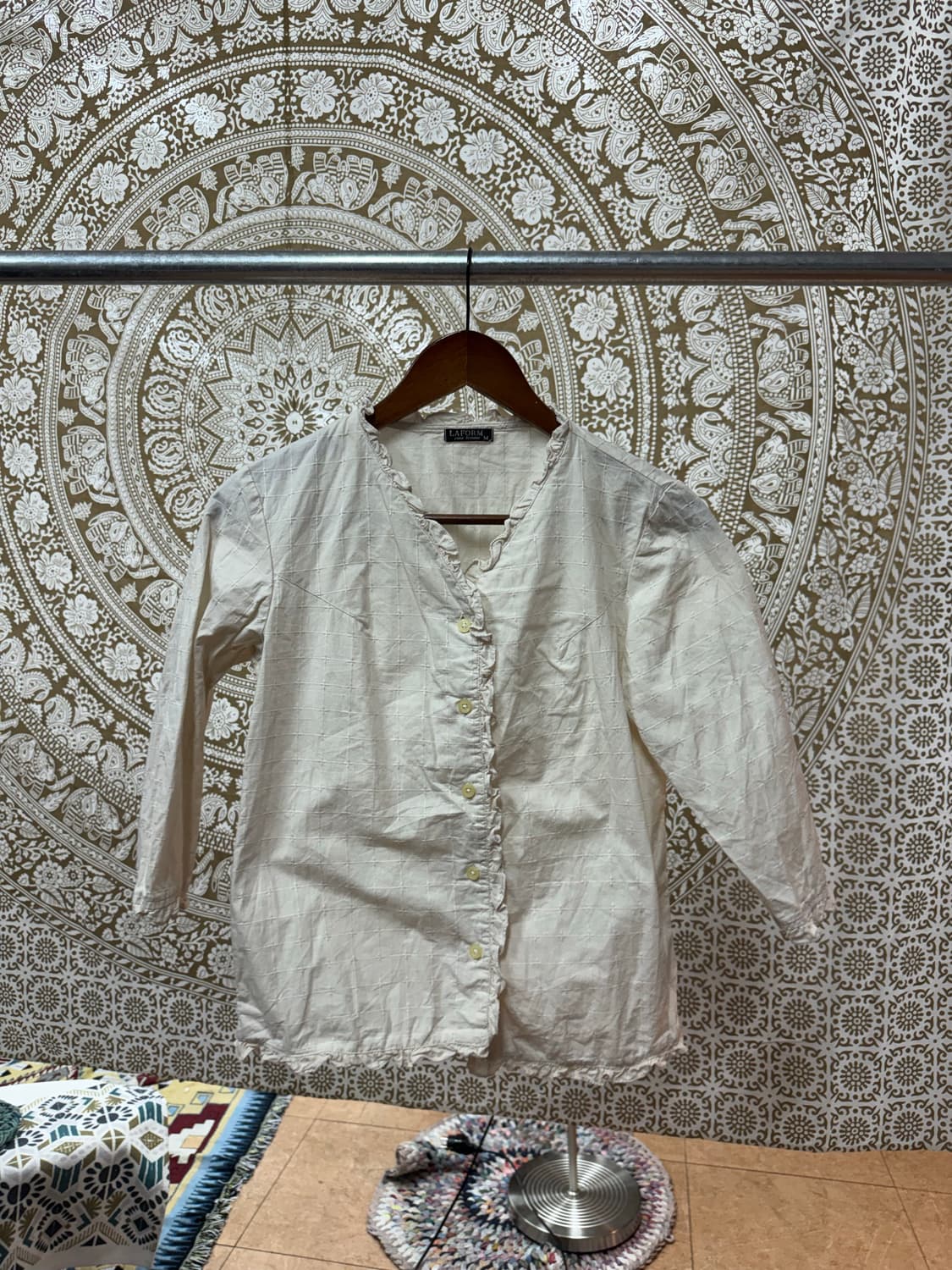 빈티지 여성 반팔 니트 롱 가디건 (Z1003) 상품이미지5