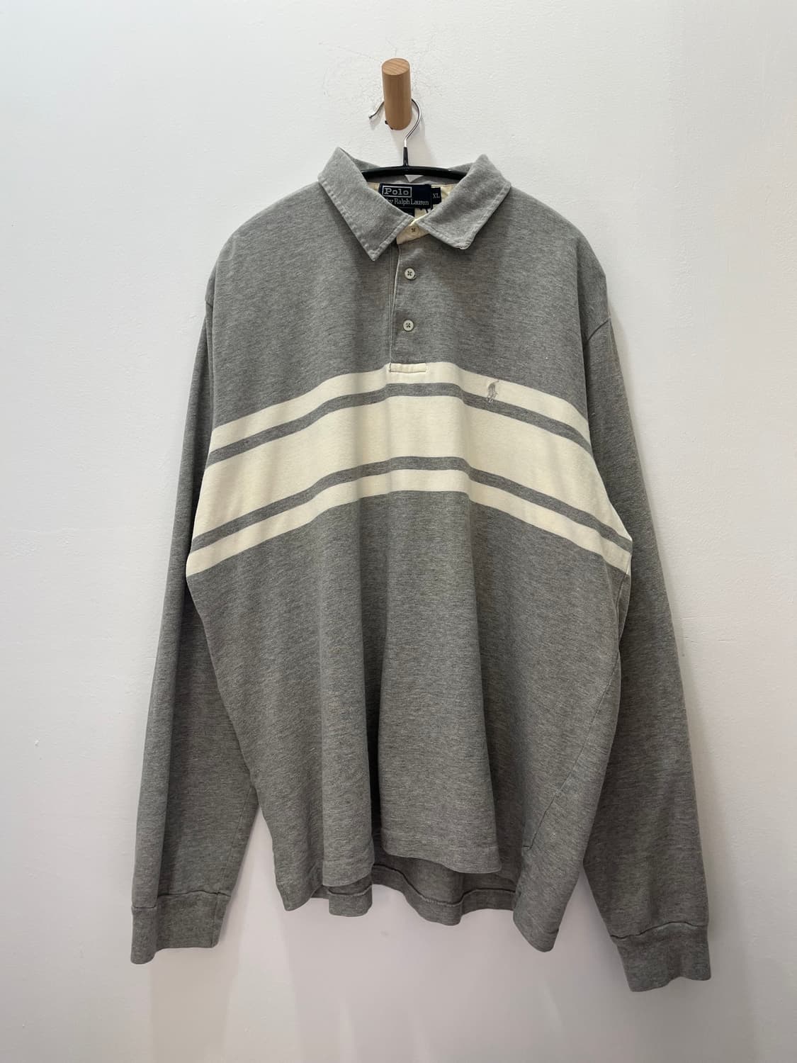 XL) POLO 폴로 랄프로렌 카라 럭비티  상품이미지5