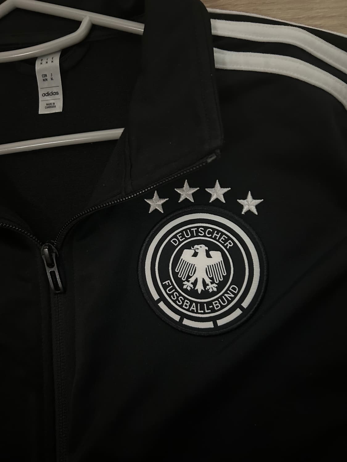 아디다스 독일 DNA 트랙탑 블랙 져지 상품이미지2