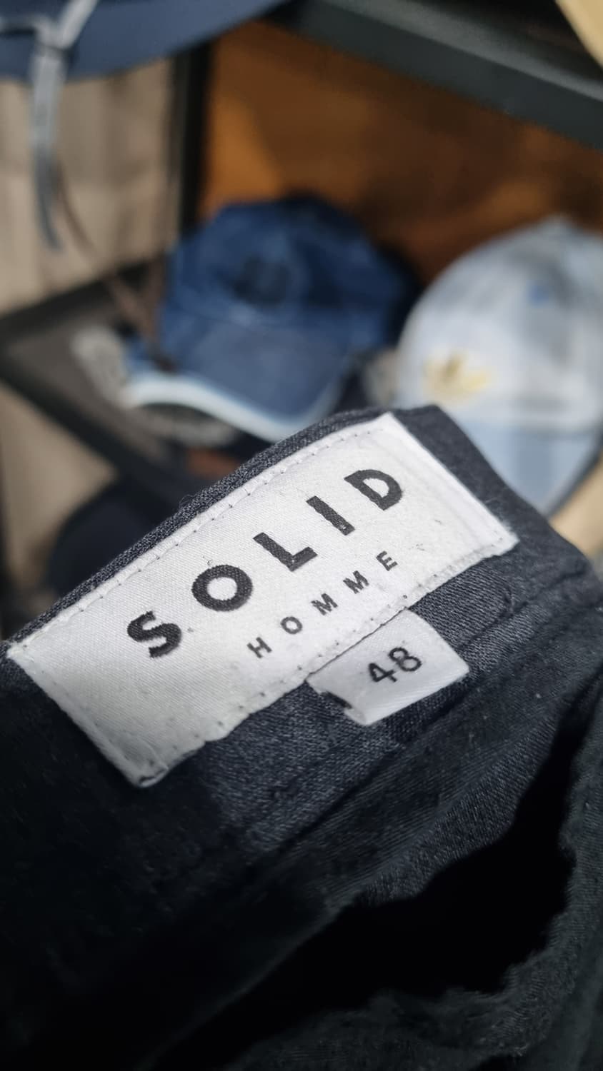 solid homme) 허리지퍼조절 정장바지 32적당 상태매우좋음 상품이미지2