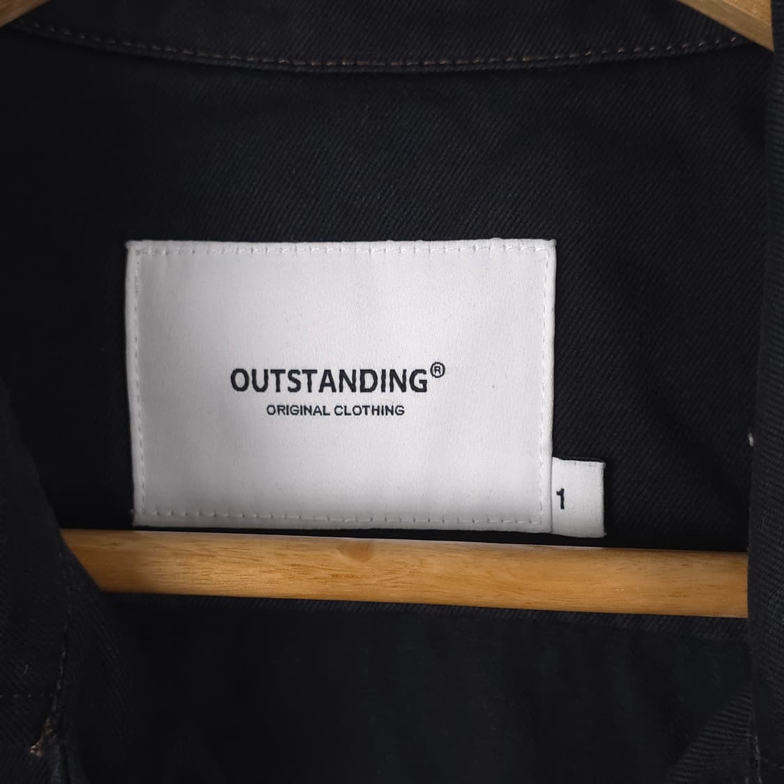 아웃스탠딩 코튼 워크셔츠 블랙 (L-XL[1]) 상품이미지4