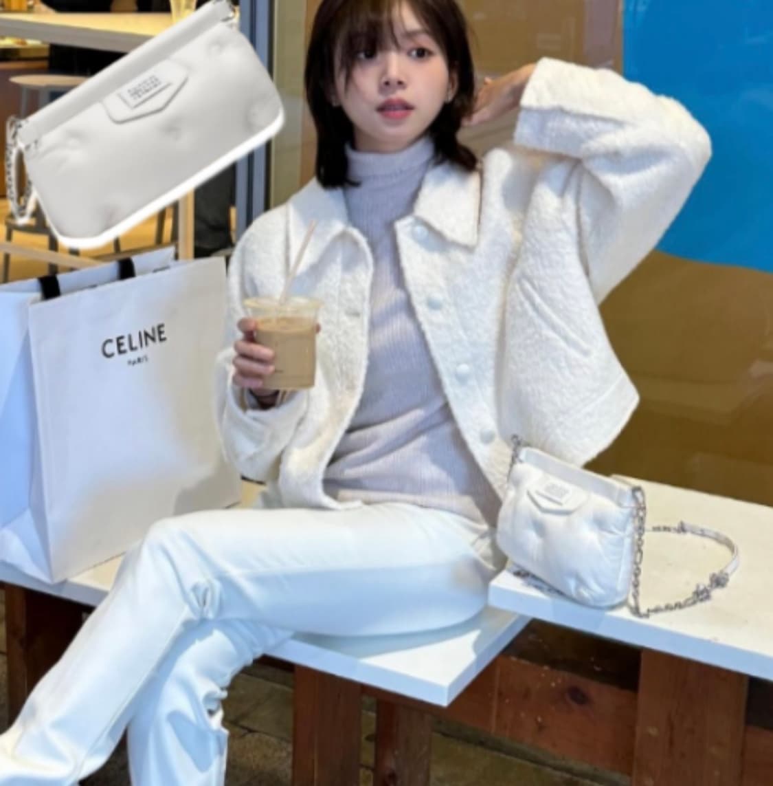 메종 마르지엘라 글램슬램 체인백 블랙 클러치 +에코백 증정 상품이미지5