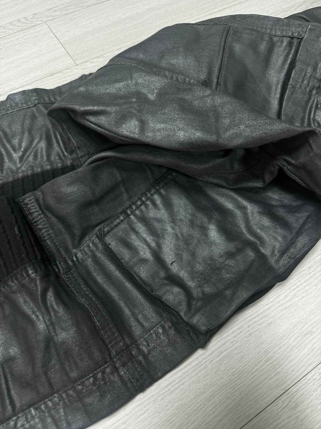 릭오웬스 멤피스 코팅 팬츠 상품이미지5