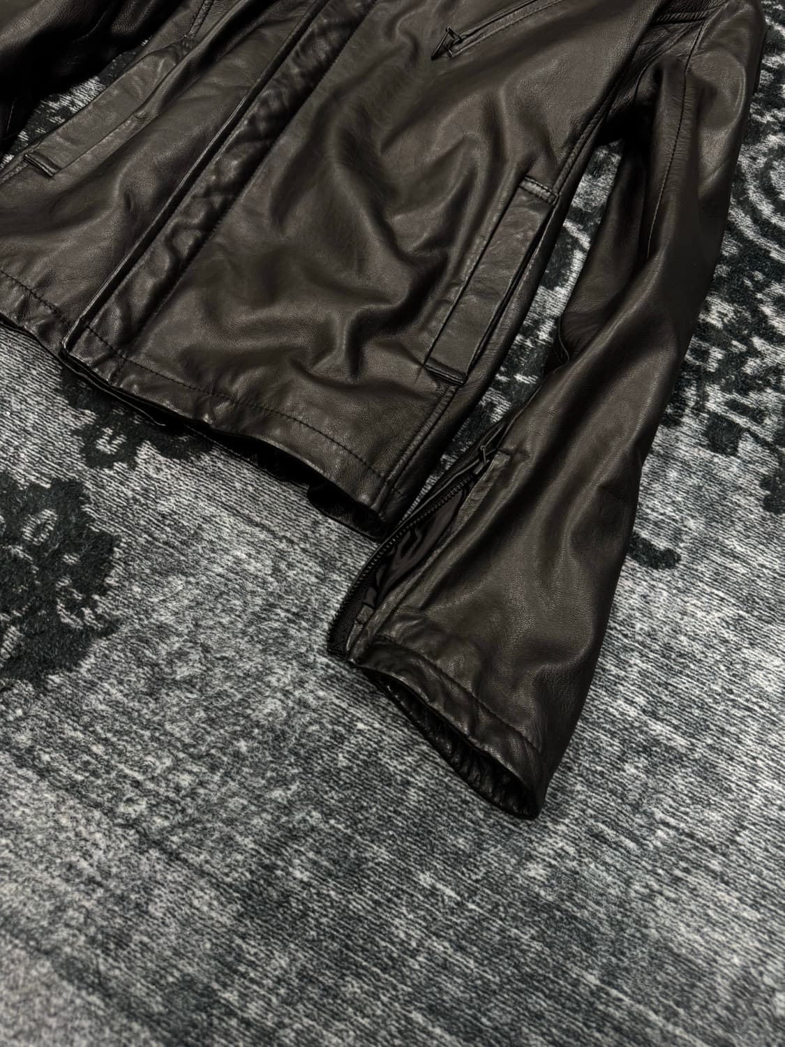 The twelve big hood lamb skin rider jack 상품이미지5