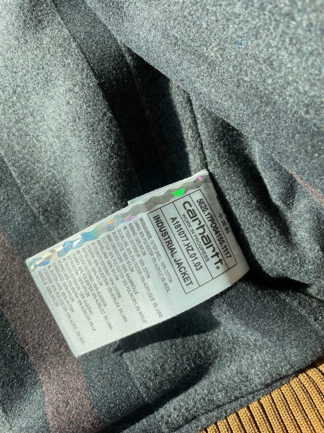 칼하트 wip 일본 한정 industrial jacket L사이즈 상품이미지2