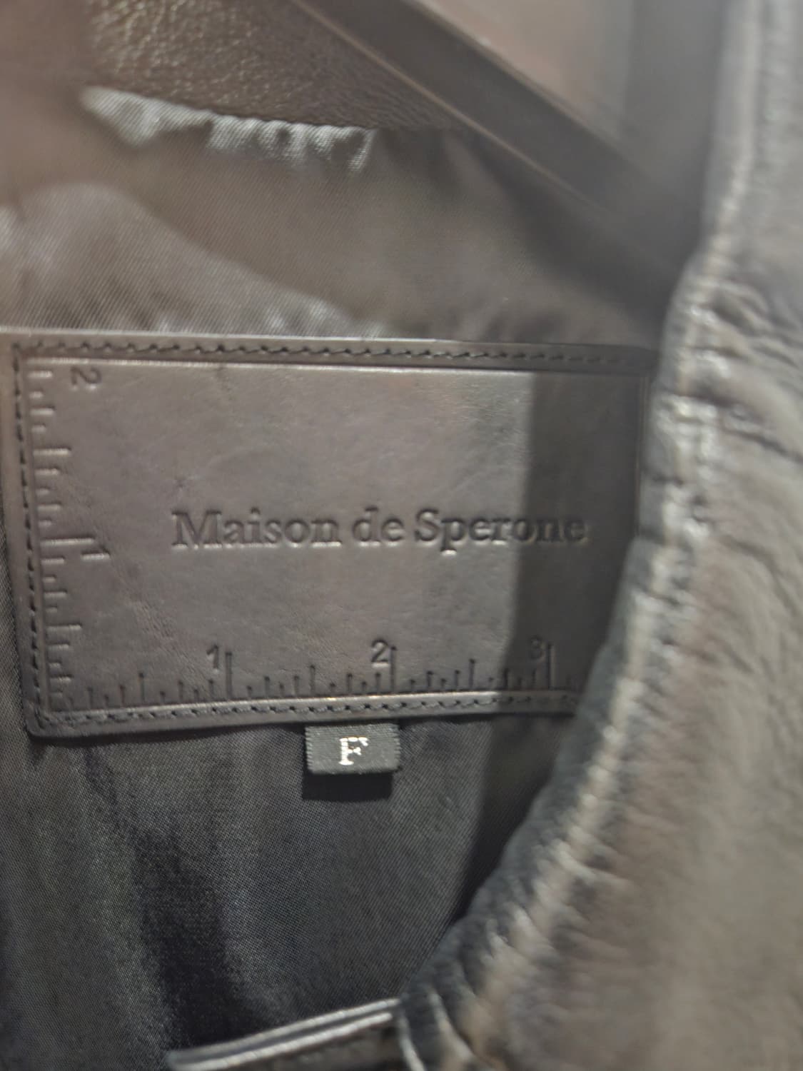 메종드 스페로네 램스킨 100% 가죽자켓 F사이즈 상품이미지6