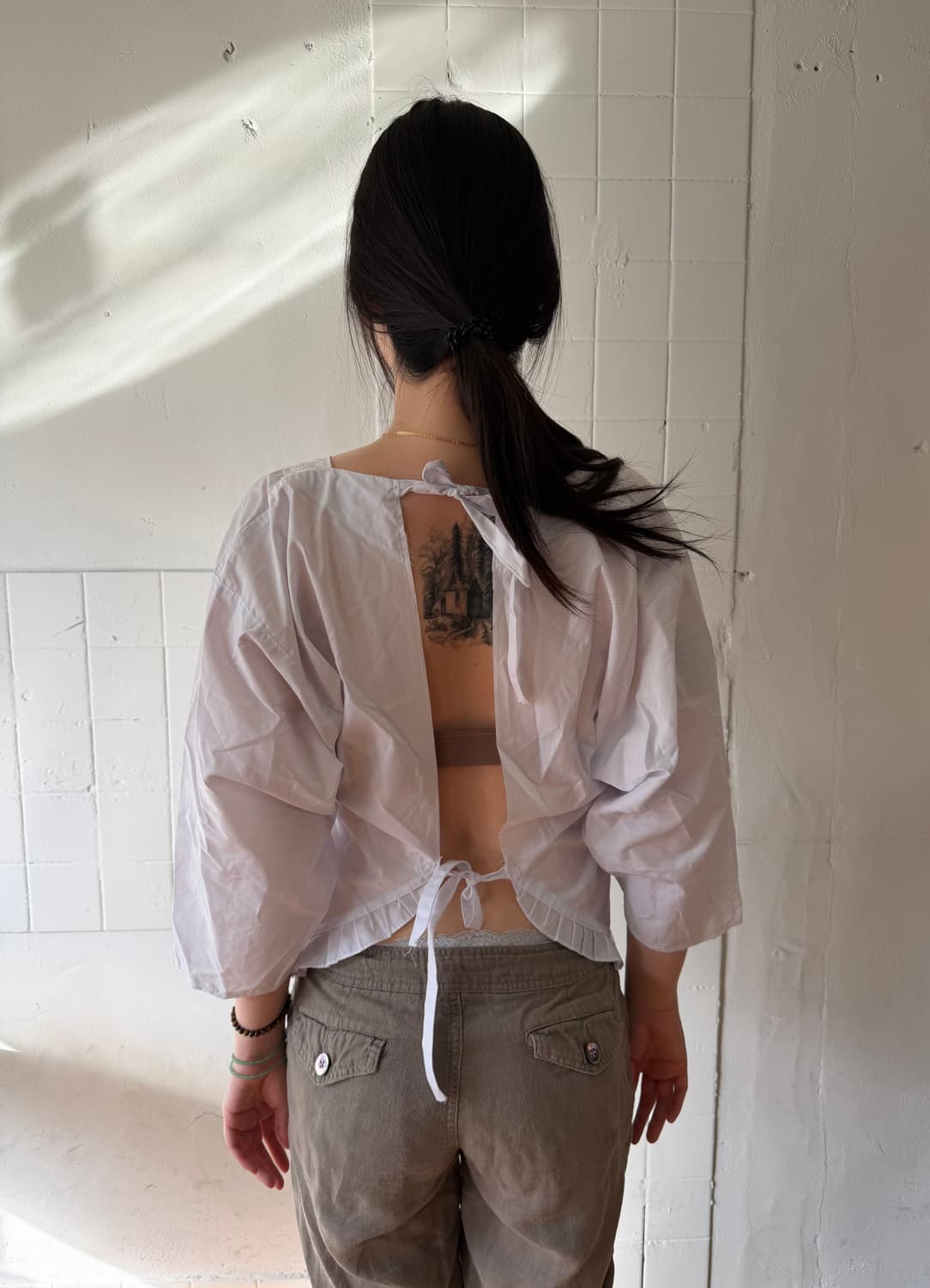 Vintage Lace Smock Apron 상품이미지3
