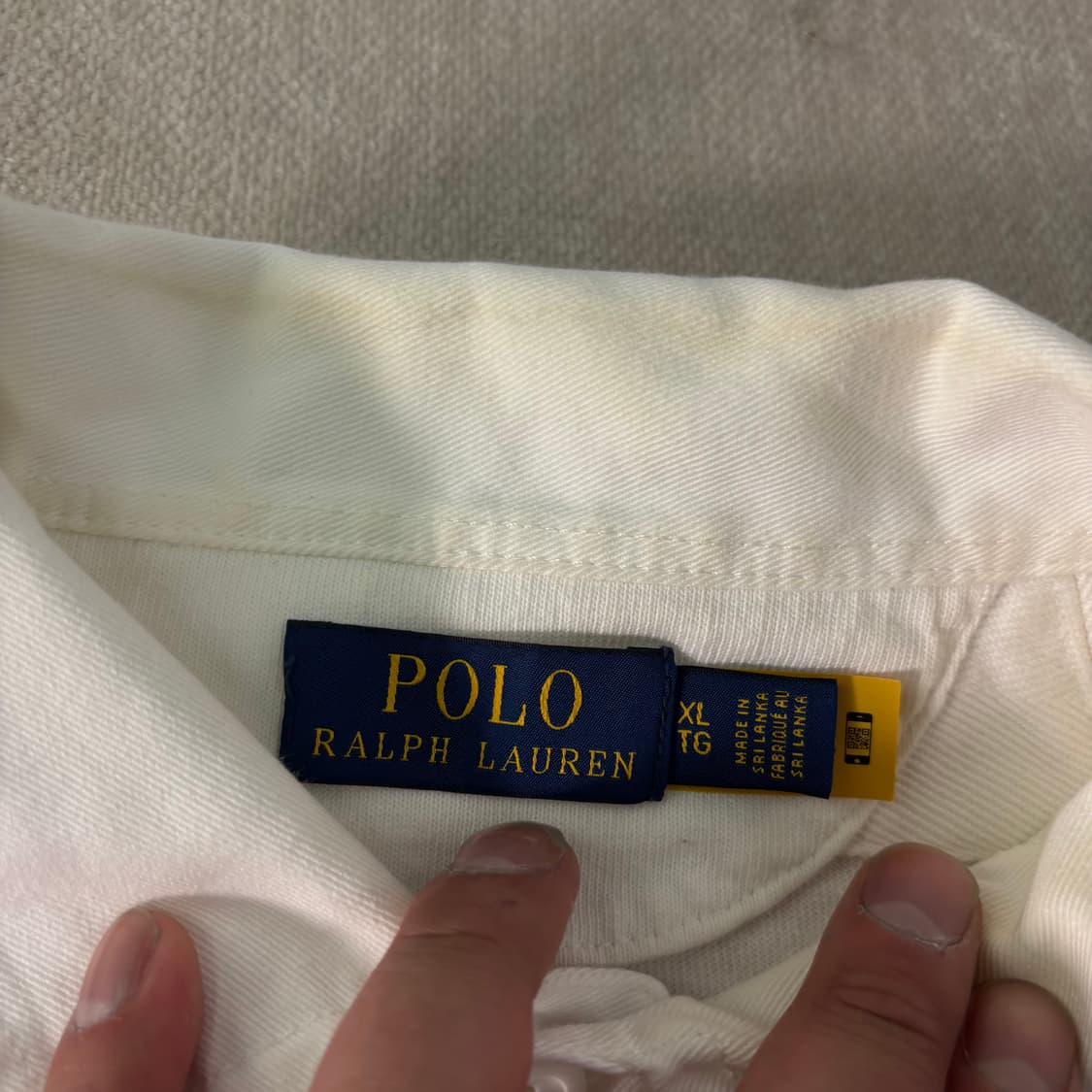 105 폴로랄프로렌 빈티지 엠블럼 럭비티 상품이미지3
