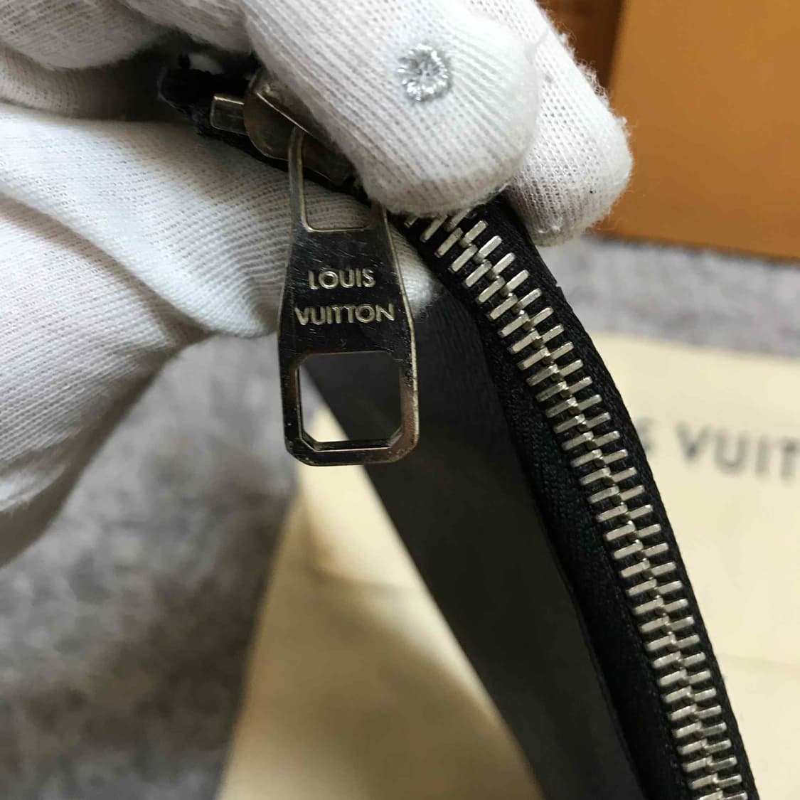 {클로젯}[풀구성][GM]루이비통 포쉐트 주르 다미에 클러치 GM 상품이미지4