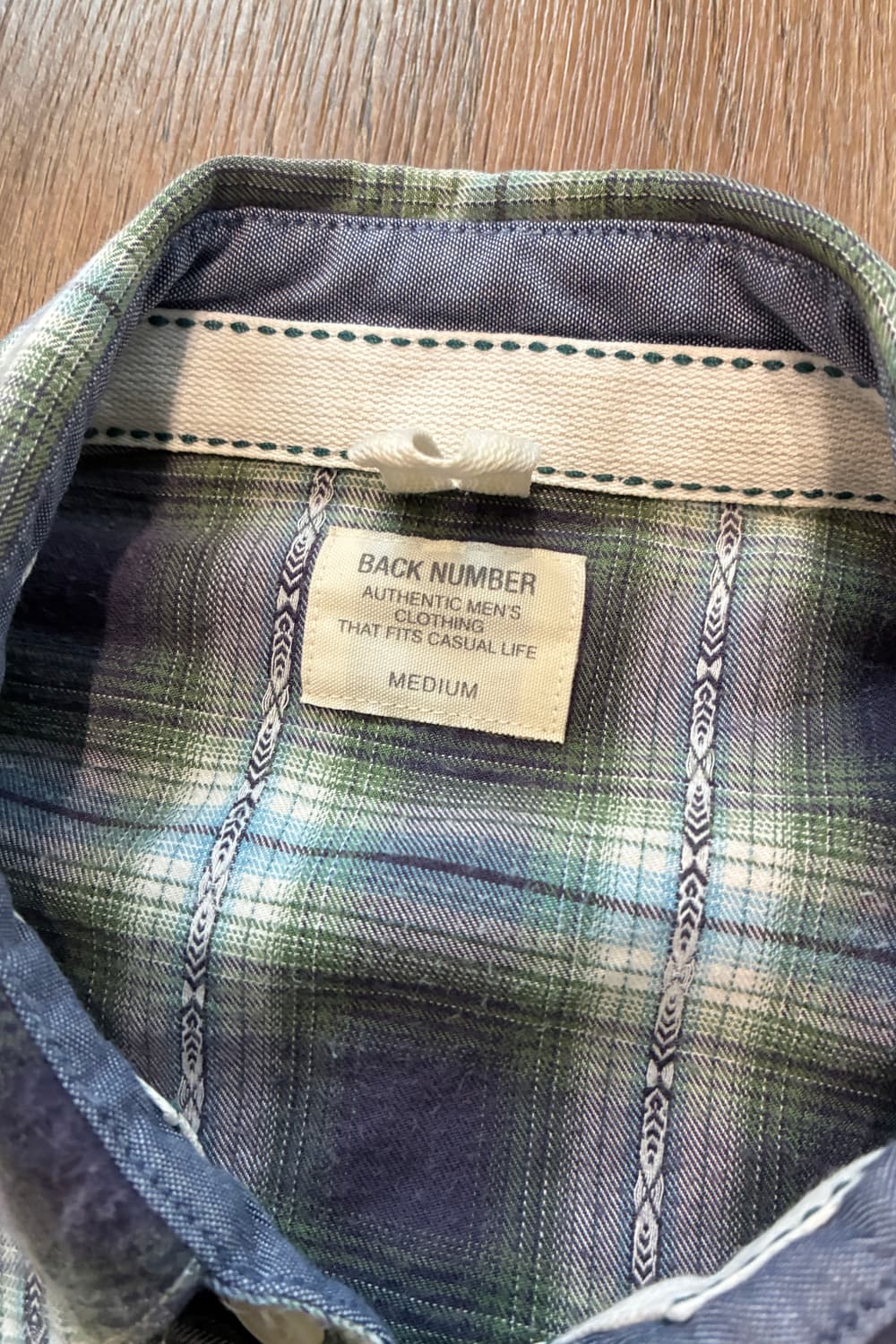 BACK NUMBER Western Plaid Check  상품이미지5