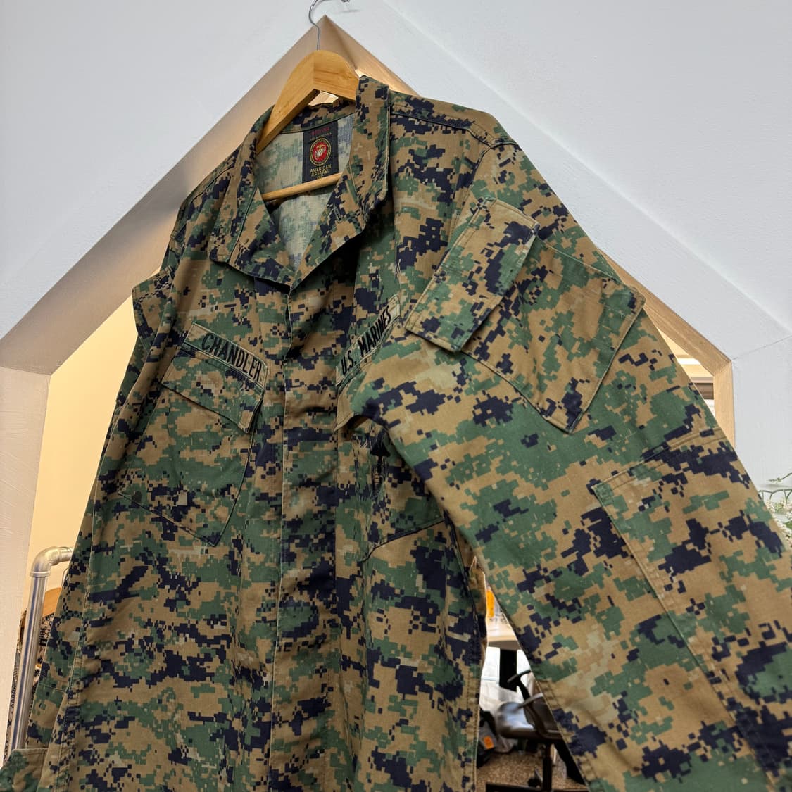 US Army 미 해병대 우드랜드 디지털 카모 셔츠 (XL)  상품이미지3