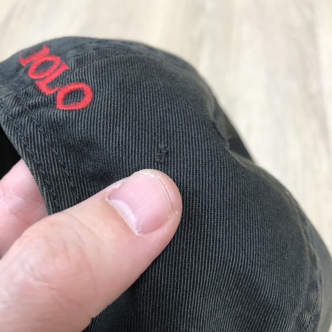 (OS) 폴로 랄프로렌 POLO 코튼 트윌 선페이딩 볼캡 블랙 상품이미지9
