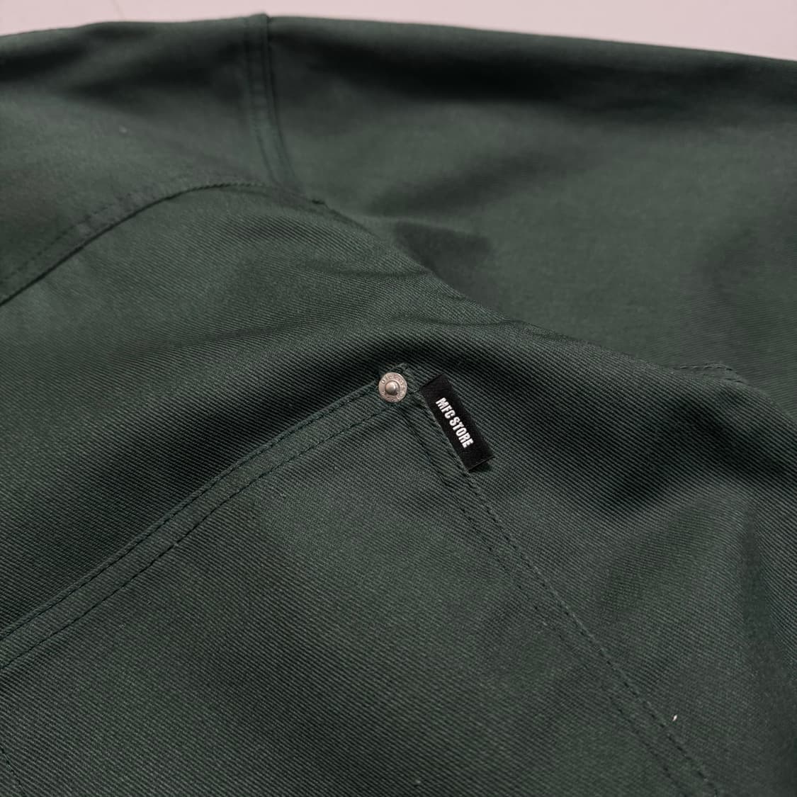 디키즈 x MFC STORE 다크그린 도본 트윌 코튼 빅실루엣 워크 자켓 상품이미지4