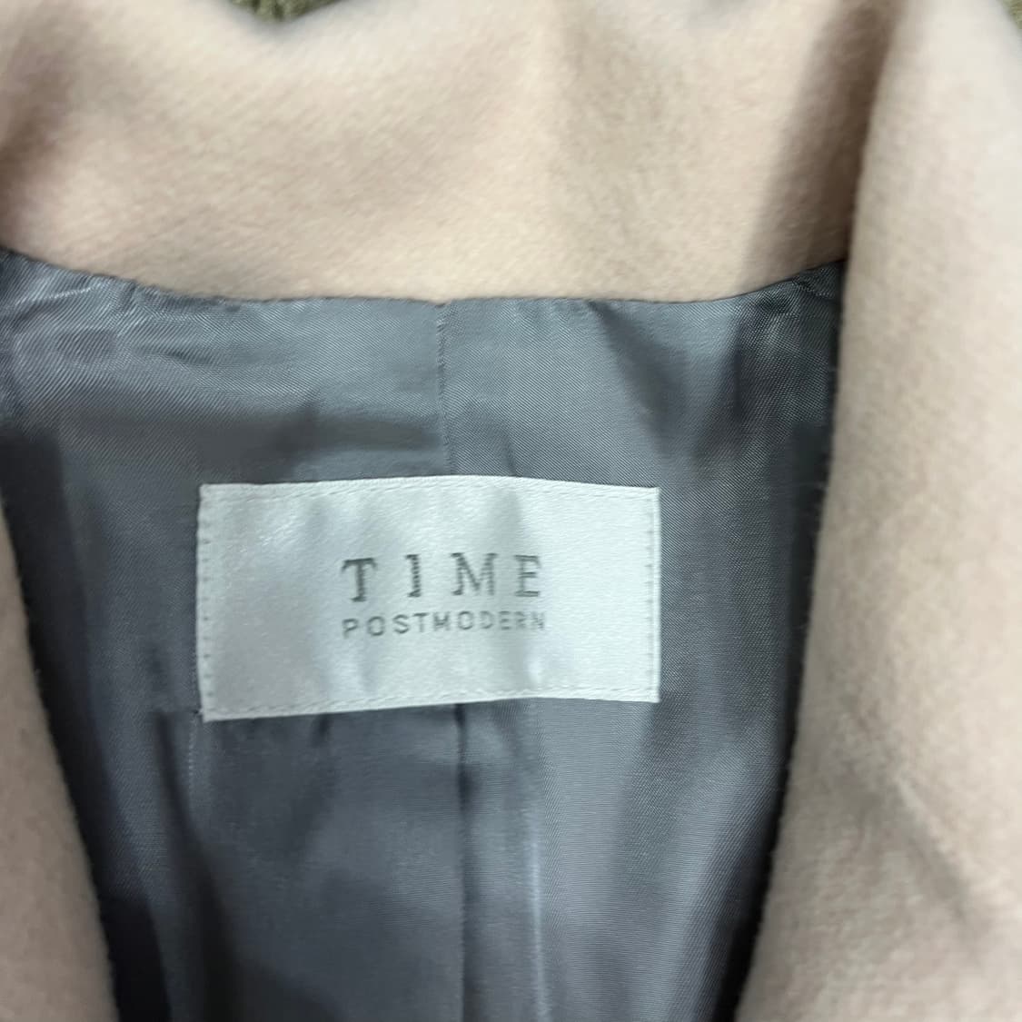 55) TIME 타임 한섬 앙고라 모직 코트 상품이미지5