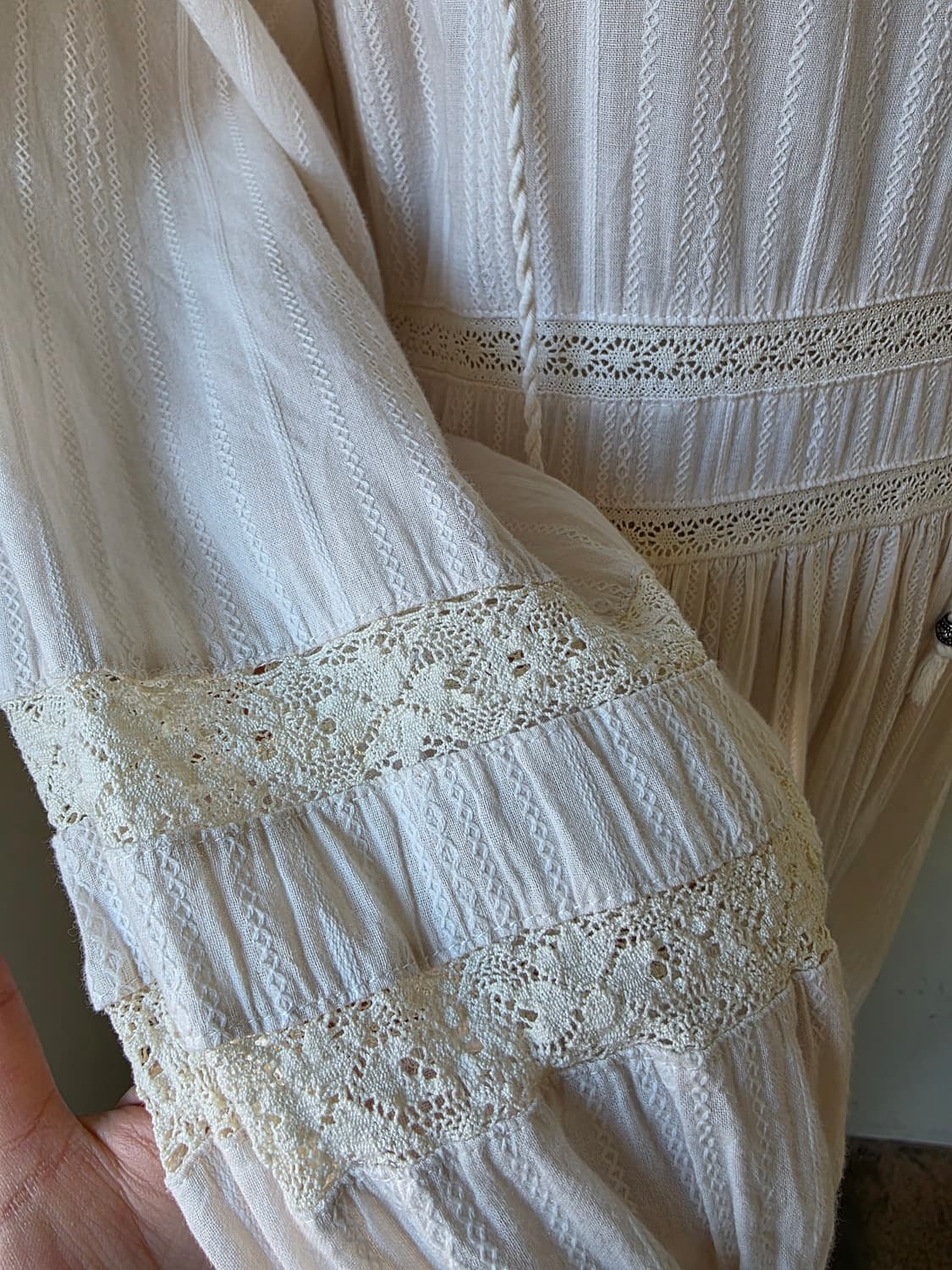 레이스 롱 원피스 상품이미지3