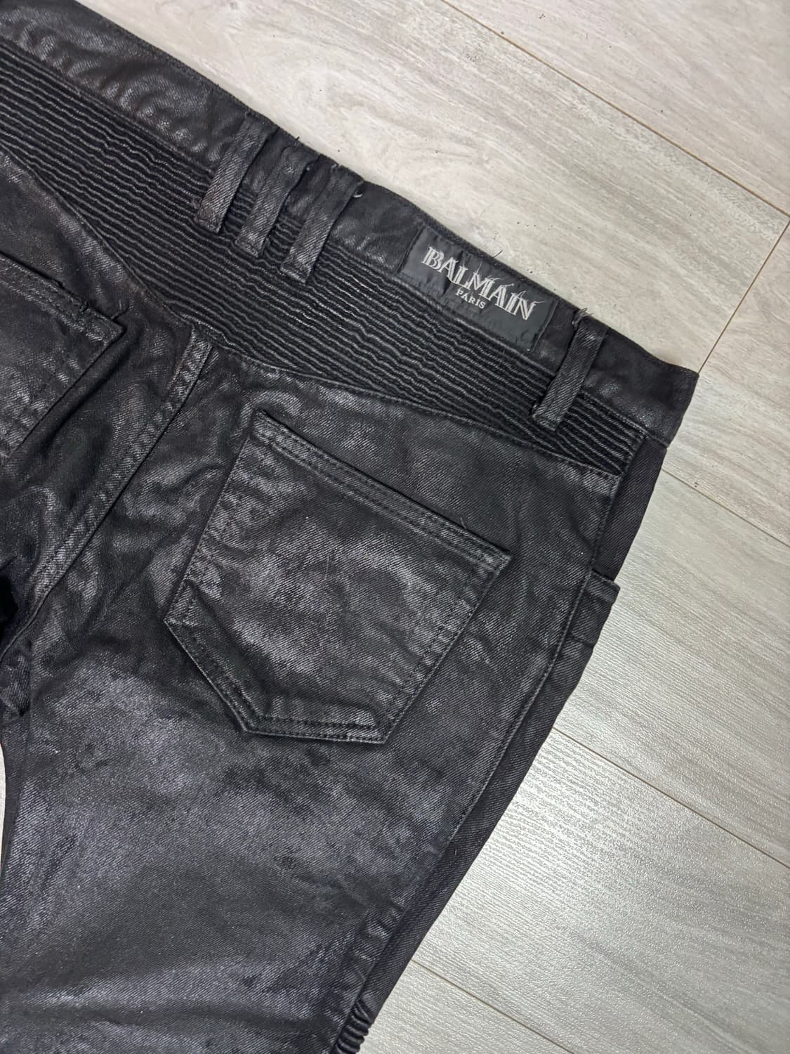 BALMAIN 블랙 데님 팬츠  상품이미지4